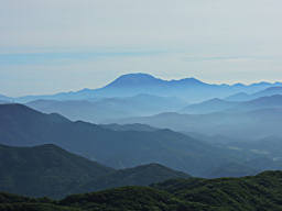 伯耆大山が見える