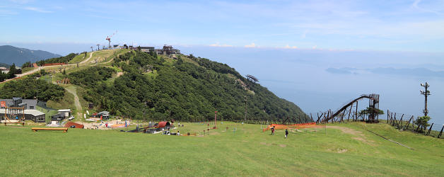 打見山と琵琶湖を望む