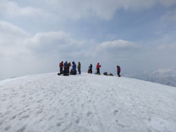 山頂に到着