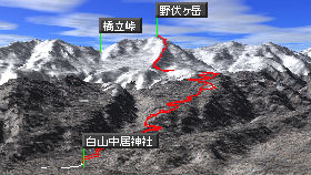 野伏ヶ岳マップ