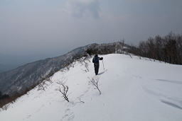 来た道を下山