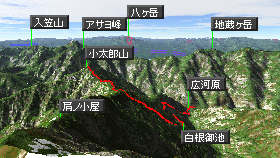 小太郎山マップ