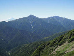 富士と北岳