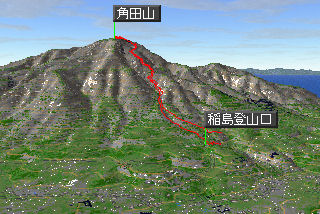 角田山マップ