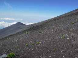 左手に宝永火山