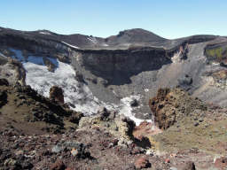 富士山頂火口