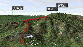 牛斬山マップ
