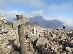 三角点のある地蔵岳山頂