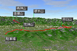 茶臼山マップ