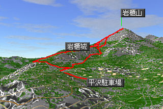 岩櫃山マップ