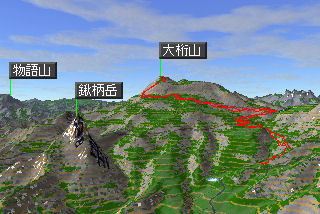 大桁山マップ