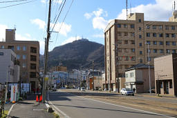 市街地をしばらく歩く