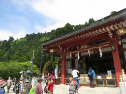 大山阿夫利神社で参拝