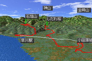 石垣山マップ