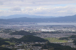 琵琶湖の見晴らし抜群