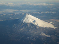 機窓からの富士
