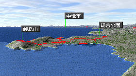 簑島山マップ