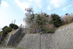 アンテナのある山頂へ