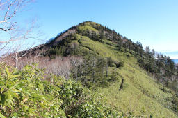 黒姫山へ続く道