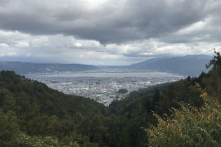 塩嶺公園展望台より