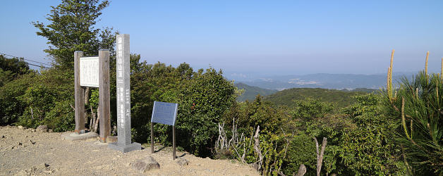 諭鶴羽山頂からの眺め