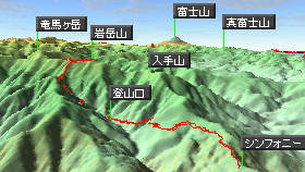 岩岳山マップ