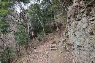 鐘ヶ岳への急登