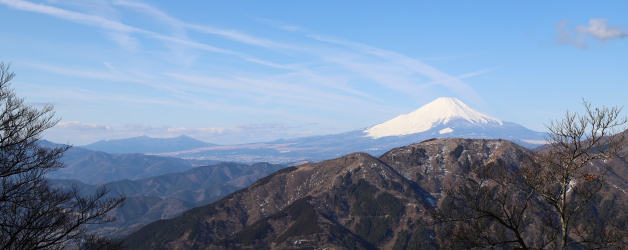 北尾根からの富士