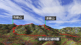 道樹山マップ