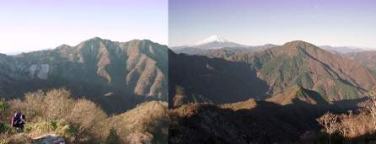 富士と大室山