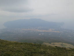 山頂から八丈三原山方面