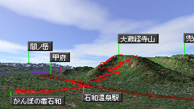 大蔵経寺山マップ