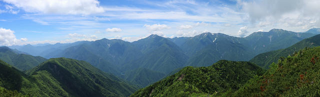 山頂からのパノラマ