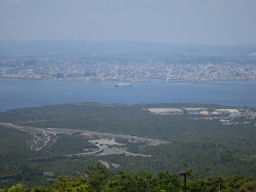 展望台から鹿児島市街を望む