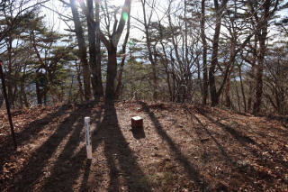 霜山のピーク